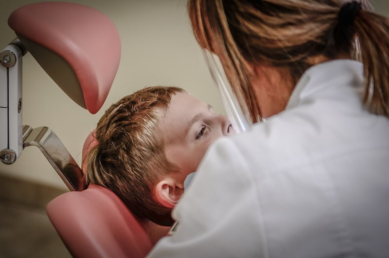 Child at the doctor's office